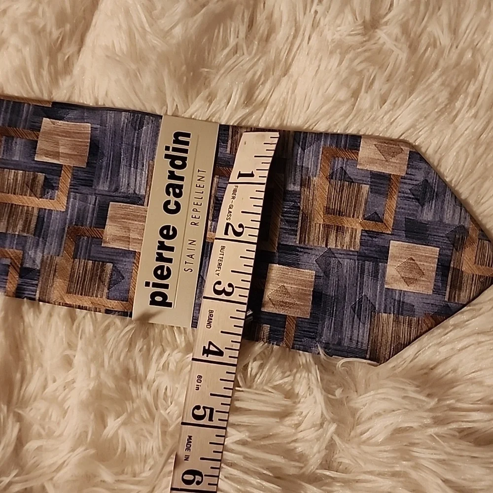 PIERRE CARDIN MEN'S TIES BLUE-GOLD BRAND NEW